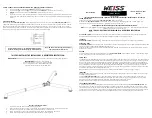 WEISS FV662 Instructions предпросмотр