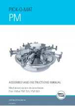 Preview for 1 page of WEISS Pick-O-Mat PM1100 Assembly And Instruction Manual