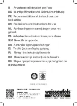 Preview for 13 page of Weissenfels Clack&Go M43 Instructions For Use Manual