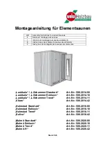 Weka Holzbau 506.2014.00 Assembly Instructions Manual preview