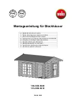 Предварительный просмотр 1 страницы Weka 150.4530.00.00 Assembly Instructions For Cabins