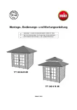 Preview for 1 page of Weka 177.2424.00.00 Assembly, User And Maintenance Instructions