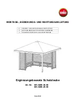 Предварительный просмотр 1 страницы Weka 651.0200.29.00 Assembly, User And Maintenance Instructions