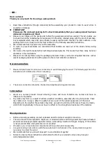 Preview for 4 page of Weka 816.1005.00.00 Assembly, User And Maintenance Instructions