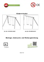 Предварительный просмотр 1 страницы Weka 816.2001.00.00 Assembly, Use And Maintenance Instructions