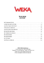 Weka CSE16HF Operating Instructions Manual preview