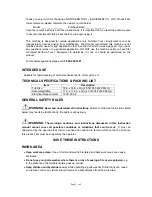 Preview for 2 page of Wel-Bilt 141222 Owner'S Manual