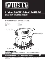 Wel-Bilt 151608 Operating Instructions preview