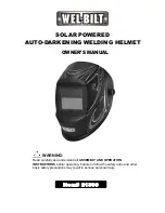 Wel-Bilt SOLAR POWEREDAUTO-DARKENING WELDING HELMET Owner'S Manual preview