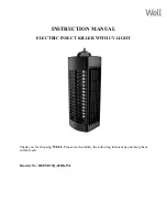 WEL REP-MOSQ-02BK-WL Instruction Manual preview