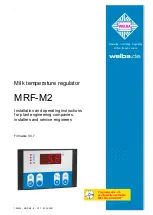 Preview for 1 page of WELBA 105750 Installation And Operating Instructions Manual