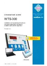 WELBA WTS-300 Installation And Operating Instructions Manual предпросмотр