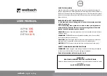 Preview for 28 page of Welbach ALPHA 225 User Manual