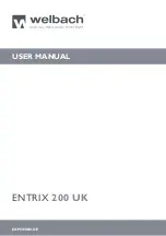 Welbach ENTRIX 200 UK User Manual preview