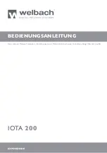 Welbach IOTA 200 User Manual preview