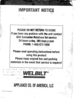 Preview for 46 page of Welbilt ABM1H70 Instruction Manual