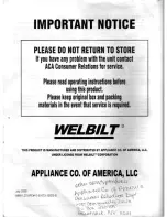 Preview for 35 page of Welbilt ABM1L23 Instruction Manual