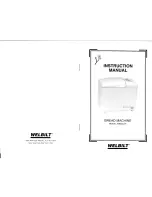 Предварительный просмотр 1 страницы Welbilt ABM2200T Instruction Manual