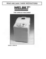 Welbilt ABM3100 Instructions For Use Manual preview