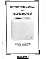 Предварительный просмотр 1 страницы Welbilt ABM4100T Instruction Manual And Recipe Booklet