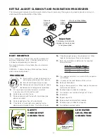 Preview for 15 page of Welbilt Cleveland KGT12TGB Installation, Operation, Maintenance, Parts & Service