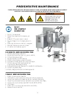 Preview for 14 page of Welbilt CLEVELAND MKGL-100-T Table Of Contentsstatement Of Responsibilities