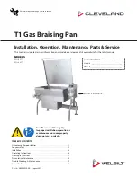 Welbilt Cleveland SGL-30-T1 Installation Operation & Maintenance preview