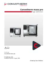 Welbilt Convotherm maxx pro 4 10.10 Installation Manual предпросмотр