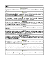 Preview for 2 page of Welbilt Convotherm OES 6.10 Mini Installation, Operation And Maintenance Manual