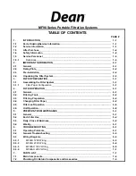 Preview for 4 page of Welbilt Dean  MF90-80LP Installation & Operation Manual