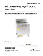 Welbilt Frymaster FPEL114C Installation, Operation And Maintenance Manual preview