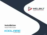 Предварительный просмотр 11 страницы Welbilt KOOLAIRE K0170 Series Installation Manual