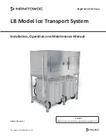 Welbilt Manitowoc LBCS1360 Installation, Operation And Maintenance Manual preview