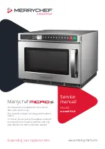 Welbilt Merrychef microMD UK Service Manual предпросмотр