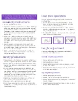 Preview for 2 page of Welby adjustable rollator Manual