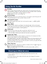 Preview for 10 page of Welcare PureAir WPA100 Instruction Manual &  Warranty Information