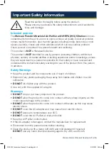 Preview for 4 page of Welcare PureAir WPA200 Instruction Manual &  Warranty Information