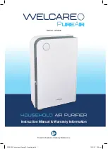 Preview for 1 page of Welcare PUREAIR WPA300 Instruction Manual &  Warranty Information