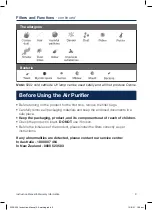 Preview for 9 page of Welcare PUREAIR WPA300 Instruction Manual &  Warranty Information