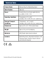 Preview for 19 page of Welcare WBA100 Instruction Manual &  Warranty Information