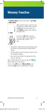 Preview for 15 page of Welcare WET100 Instruction Manual &  Warranty Information