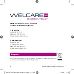 Предварительный просмотр 20 страницы Welcare WSS100 Instruction Manual &  Warranty Information