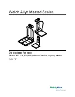 Welch Allyn 5002 Series Directions For Use Manual preview