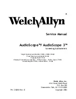 Предварительный просмотр 1 страницы Welch Allyn AudioScope Service Manual