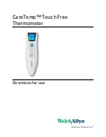 Предварительный просмотр 1 страницы Welch Allyn CareTemp Touch Free Directions For Use Manual