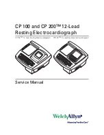 Preview for 1 page of Welch Allyn CP 100 Service Manual