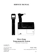 Welch Allyn Micro Tymp 1 Service Manual предпросмотр