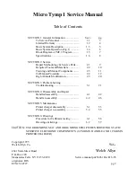 Preview for 2 page of Welch Allyn Micro Tymp 1 Service Manual