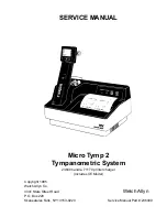 Предварительный просмотр 3 страницы Welch Allyn Micro Tymp 2 Service Manual