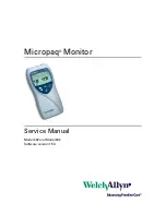 Preview for 1 page of Welch Allyn Micropaq 402 Service Manual